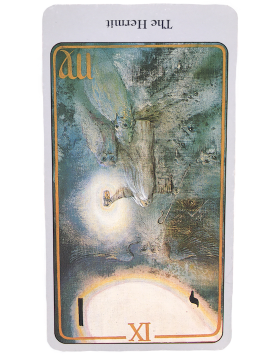 TAROT TUESDAY: The Hermit (reversed) encourages us to come out of the dark